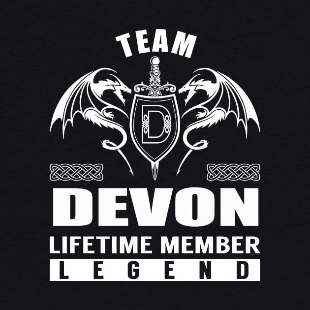 Team DEVON Lifetime Member Legend by Lizeth